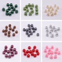 ABS Imitation Pearl Beads No Hole Loose Beads For Earring, Necklace Pendant, celet And Jewelry Making Findings DIY Accessories