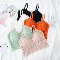 ECMLN ผู้หญิง Lace Tank Top ชุดชั้นในเซ็กซี่ Bralette Bra Bustier Back Crop ฤดูร้อน Bandeau Streetwear Tube Top