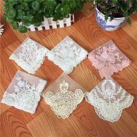 【CW】✒✠  Variety 26cm Minimalist Mesh Beaded Embroidered Placemat Cup Cushion Vase Coaster Fabric