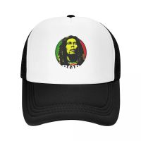 คลาสสิกเร้กเก้ร็อค Bob Marley Trucker หมวกผู้ชายผู้หญิงที่กำหนดเองปรับ Unisex เบสบอลหมวกฮิปฮอป