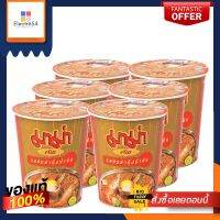 มาม่าคัพ บะหมี่กึ่งสำเร็จรูป รสต้มยำกุ้งน้ำข้น 60 กรัม x 6 ถ้วยMama Cup Instant Noodle Shrimp Creamy Tom Yum Flavour 60