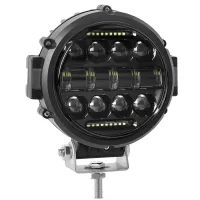 Round LED Work Light, 60W Flood Spot Combo Beam LED Light Daytime Running Light Off Road Driving Lights for Truck SUV