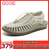 GOOE 2023【1-2 วันรับสินค้าเลย】รองเท้า รองเท้า แตะชาย รองเท้าถัก วินเทจ รองเท้าแตะผู้ชาย กีฬากลางแจ้งรองเท้าชายหาดแห้งเร็วผู้ชายรองเท้าสบาย ๆ