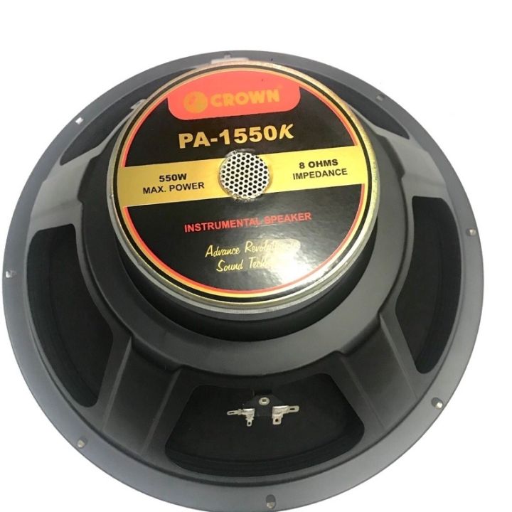 Crown PA-1550K Instrumental 15”inches Speaker(550Watts) | Lazada PH