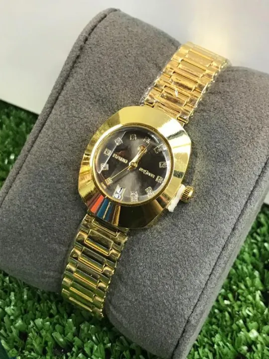 RADO_BATTERY WATCHES PROIFESSINAL GOLD FOR WOMEN Lazada