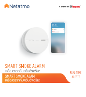 [พร้อมส่ง-ส่งฟรี] Netatmo เครื่องตรวจจับควันอัจฉริยะ SMART SMOKE ALARM