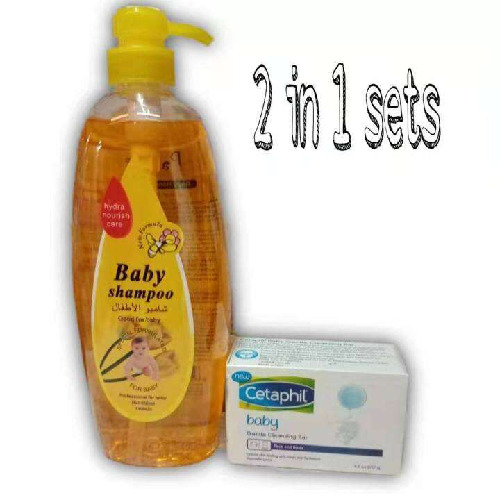 ( 2 in 1 set ) 1pcs baby shampoo 800ml 1pcs Cetaphil baby Soap Lazada PH