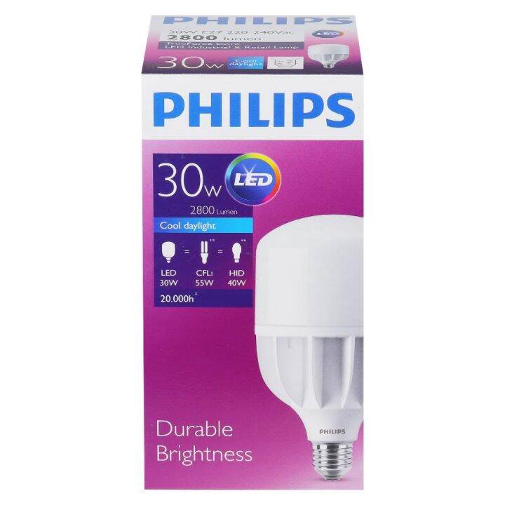 หลอด-led-philips-tforce-30-วัตต์-daylight-e27-ส่งเร็วส่งไว-มีเก็บเงินปลายทาง
