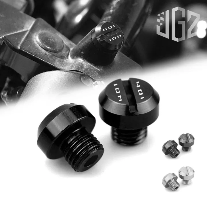 Motorcycle Side Mirror Screw Cap Mirror Bolts Adaptor CNC Aluminum for