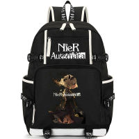 YoRHa กระเป๋าเป้สะพายหลัง NieR Automata 2 Daypack Type B กระเป๋านักเรียนเกม R Ucksack Satchel กระเป๋านักเรียนคอมพิวเตอร์วันแพ็ค