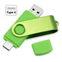 น้ำเงินแดงเขียวแฟลชไดรว์แฟลช USB 16G 32G 64GB USB 2.0 Type C แท่ง USB Artphone ฮาร์ดดิสก์แบบพกพาดิสก์การเผาไหม้