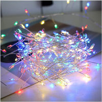 USB Power 100200 LED Firecracker String Lights 8Modes Copper wire Firework Garland Lights for Holiday Christmas Party New Year