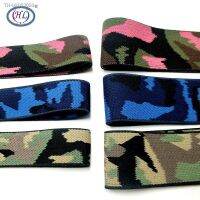 ✟ HL 38MM/25MM 1 Meter Thicken High Quality Camouflage Pattern Elastic Band Apparel Bags Home Textile Sewing Accessories DIY