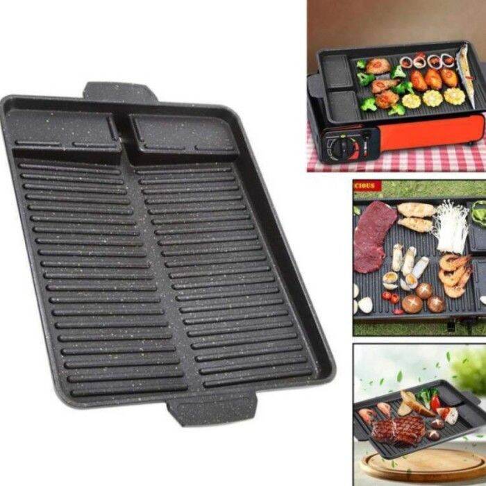 YAKINIKU GRILL KOREAN GRILL PAN TEPLON PEMANGGANG YAKINIKU Lazada