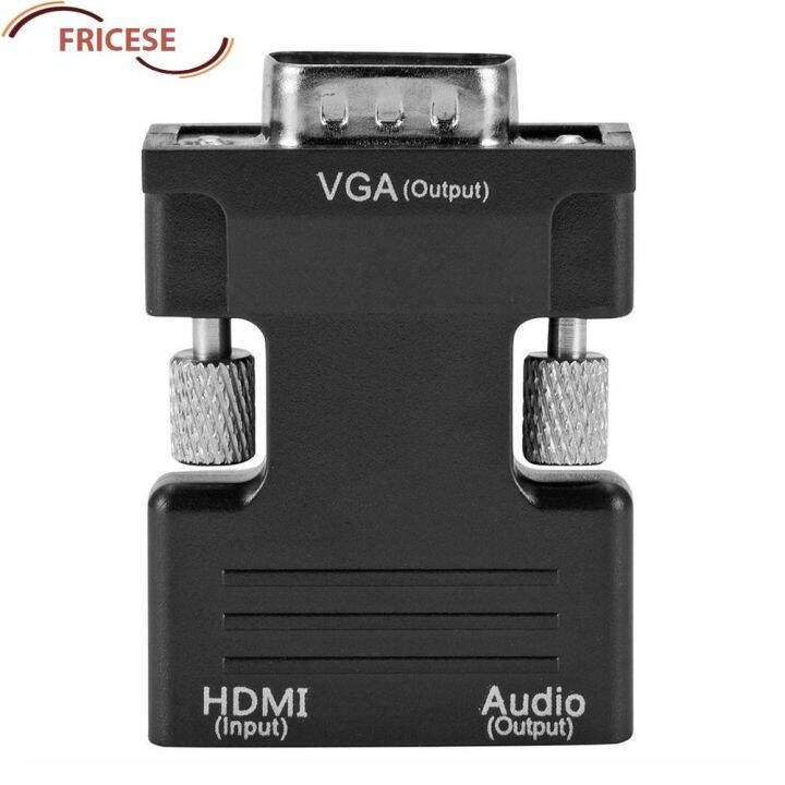 อะแดปเตอร์-fricese-hdmi-compatible-female-to-vga-male-พร้อมสายสัญญาณเสียงรองรับ-1080p