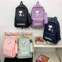 Snoopy Backpack for Women Student Large Capacity Waterproof Printing Fashion Personality Multipurpose Female Bags