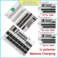 100a Z3V36VRC Li-Ion 3S/4S/5S 12V 16.8V 21V 3.7V Li-Ion ป้องกัน18650แผงวงจรเครื่องชาร์จแบตเตอรี่สมดุลย์