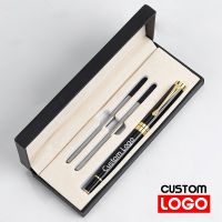 ✵▥▥ Gift Box Packaging Luxury Metal Ballpoint Pens School Business Office Signature Roller Pen Student Stationery Supplies Writing