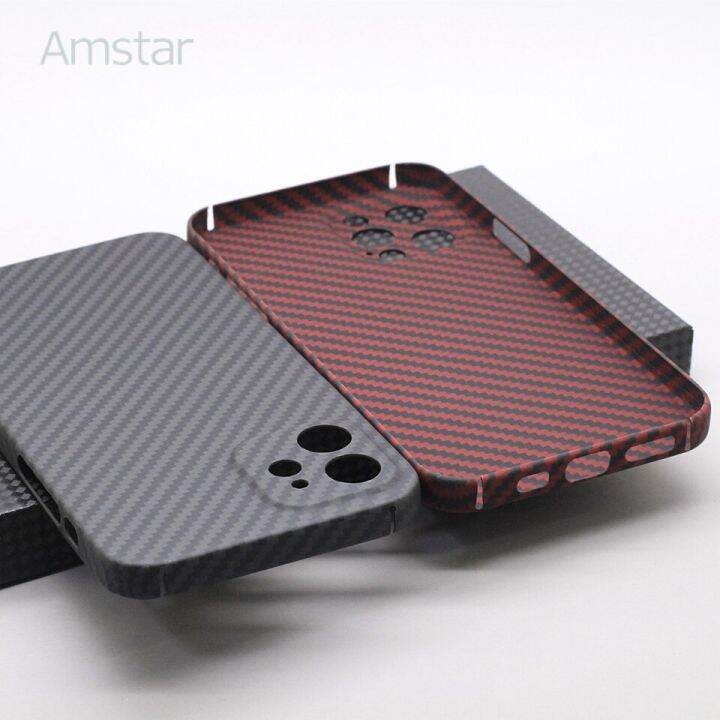 amstar-pure-carbon-fiber-lens-protection-phone-case-for-iphone-14-13-12-11-pro-max-13-mini-14-max-ultra-thin-carbon-fiber-cover