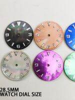 【hot seller】 Six dazzling colors of 28.5MM alternative dials with no calendar on the face suitable for NH35/4R movement luminous light