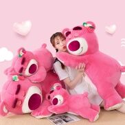 Gấu bông Lotso dâu hồng ANDY KIDS gấu dâu nhồi bông đầy đủ kích thước từ 40