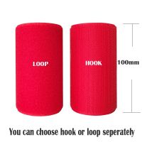 10CM Width Red s No Adhesive Fastener Tape Hook And Loop Sewing Accessories Tape Sticker Strap Couture Strip Clothing DIY