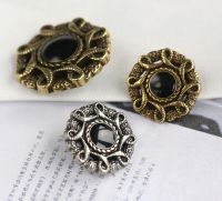 10pcs/lot Size:18-25mm Vintage Curly Rim Hollow Buttons Metal Shank Button for DIY Clothing Embellishment Accessories(SS-2650)