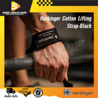 Harbinger Cotton Lifting Strap-Black F  สแตรป มีหน้าร้าน แท้100%