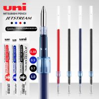 10ชิ้น Uni Jetstream SXR-5เติมปากกาลูกลื่นขนาดกลางสำหรับเครื่องเขียนอุปกรณ์สำนักงานการเรียนปากกาหมึกเจล SXN หลากหลายชนิด