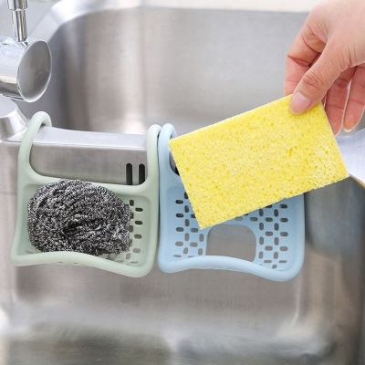 Hot K ฟองน้ำสบู่ชั้นอ่างล้างจานในครัว,ตะแกรงซิลิโคนตะกร้าใส่ของที่วางก๊อกน้ำกระเป๋าที่แขวนผ้าในห้องน้ำซิงค์อุปกรณ์ครัว