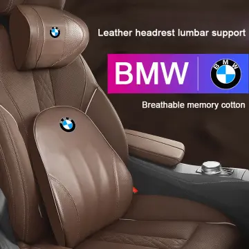 Car Back Cushion Lumbar Back Support Backrest Headrest Neck Pillow for Bmw  Car Pillows Car Interior Accessories Foam Pillow