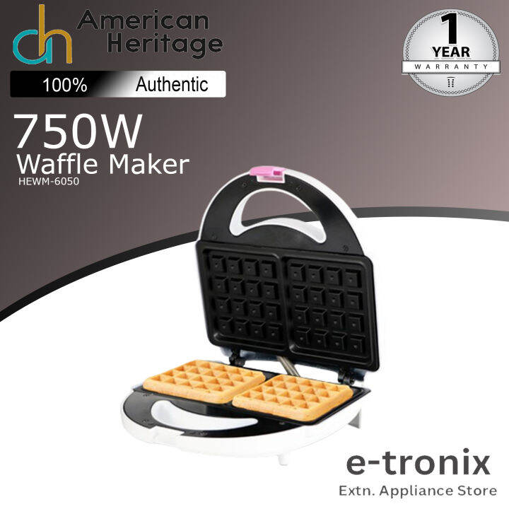 American Heritage Waffle Maker HEWM6050 Lazada PH