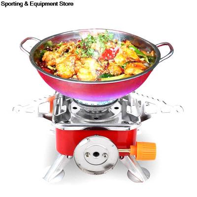 1 Pack 2800W Mini Camping Stove Folding Outdoor Gas Stove Portable Picnic Split Cooker Burner