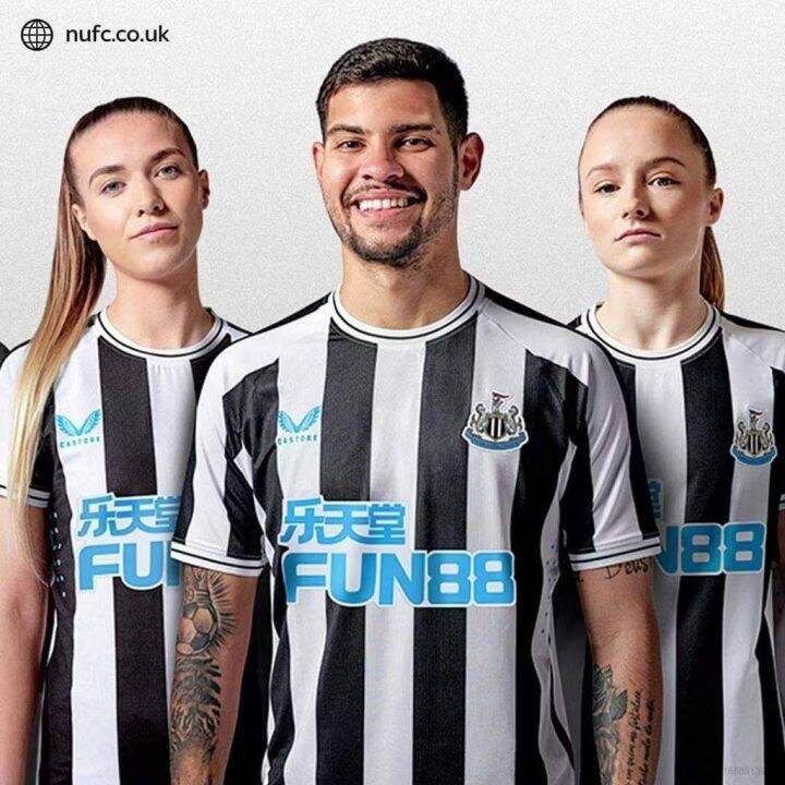 เสื้อกีฬาแขนสั้น คอกลม ลายทีมชาติฟุตบอล Newcastle United 2022 23 ชุด ...