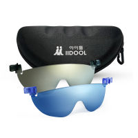 IIDOOL Attachable Sunglasses Suncilp แว่นตากันแดดแบบติดกับหมวก Buy 1 get 1 แบบไม่มีกรอบ