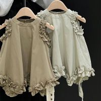 2023 Summer Girls Sleeveless One-Piece Dress Korean Childrens Clothing Baby Vest Skirt  by Hs2023