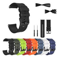 【CW】 Replacement Watch Band For Garmin Fenix/Fenix 2 Easy Fit 26mm Width Soft Silicone Strap Adjustable Sports Wristband