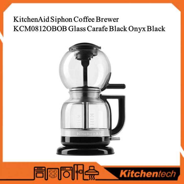 KitchenAid Siphon Coffee Brewer KCM0812OBOB Glass Carafe Black Onyx
