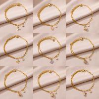 【CW】✆◄✤  Anklets for Gold Plated Fruit Pendant Anklet Beach Jewelry Accessories bijoux femme