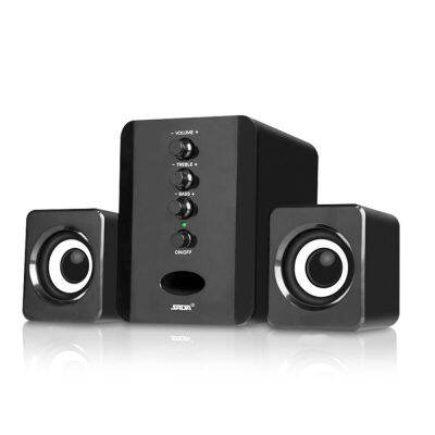 SADA D-202 Combination Speakers USB Wired Computer Speakers Bass Stereo Music Player Subwoofer Sound Box for PC Smart Phones