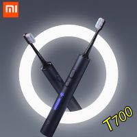 Xiaomi Mijia T700แปรงสีฟันไฟฟ้าพลังคลื่นเสียงผู้ใหญ่แปรงสีฟันอัลตราโซนิกอัตโนมัติ USB ชาร์จได้