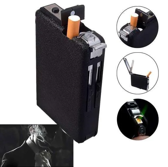 Cigarette Case integrated Lighter (10 Cigarettes) Lazada PH