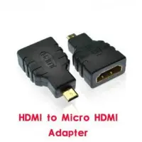 ??HOT!!ลดราคา?? . V1.4 Micro HDMI Male Type D to HDMI Female Type A Adapter (Black) ##ที่ชาร์จ แท็บเล็ต ไร้สาย เสียง หูฟัง เคส Airpodss ลำโพง Wireless Bluetooth โทรศัพท์ USB ปลั๊ก เมาท์ HDMI สายคอมพิวเตอร์