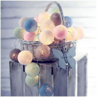 Colorful Ball Lamp String Led Lights Girl Heart Romantic Fariy Lights for Birthday Bedroom Room Christmas Decoration Gift