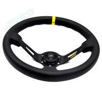 อุปกรณ์เสริมในรถยนต์ Universal Racing Car Steering Wheel Car Aluminium Frame Turning Wheel