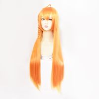 Cosplay wig Re: Dive princess links page li mu cos yellow to orange gradient long straight hair wigs game characters