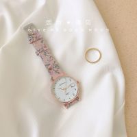 Small floral retro Hong Kong style ins watch literary and artistic fresh girly heart simple forest style versatile junior high school student party