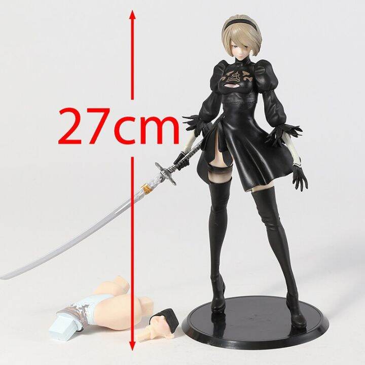 Nier Automata 2B Yorha No.2 Type B PVC Figure Collectible Model Toy ...
