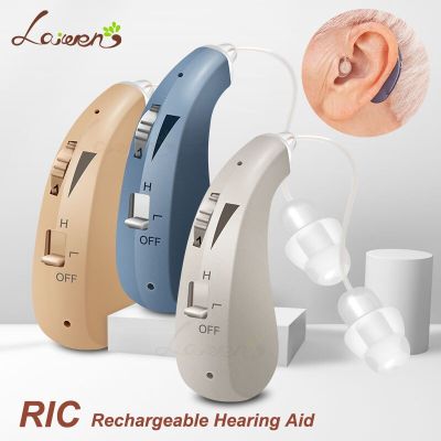 ZZOOI Digital Hearing Aids Rechargeable Hearing Device High Power Sound Amplifier For Elderly Wireless Deafness Headphones Massager