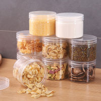 【2023】5PC 350ml Plastic Food Storage Container Kitchen Refrigerator Multigrain Storage Tank Transparent Round Dried Fruit Sealed Cans